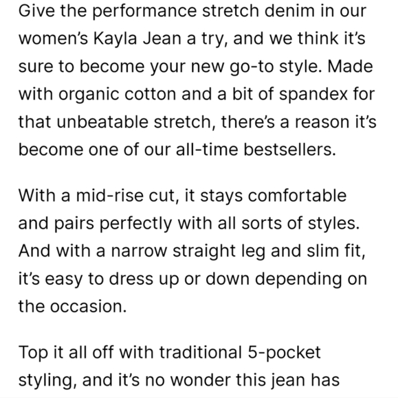 𝅺PRANA Kayla Black Wash Denim Straight Leg Jeans 14 Mid Rise Organic Cotton - Picture 8 of 14